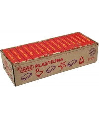 Caja 15 Plastilinas 72 Roja 350 gr. Jovi