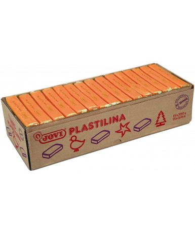 Caja 15 Plastilinas 72 Naranja 350 gr. Jovi