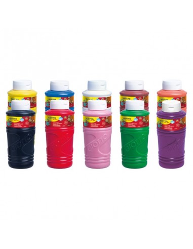 Pintura de dedos Giotto 750 ml. - Negro