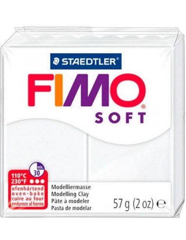 Pasta modelar Fimo Soft Blanco