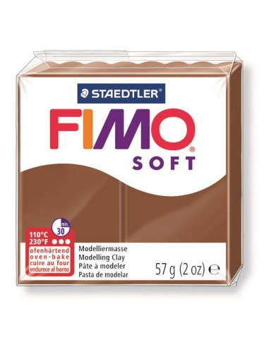 Pasta modelar Fimo Soft Marrón