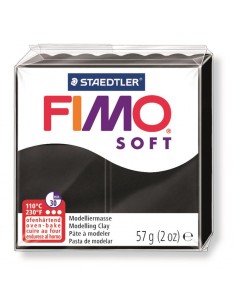 Pasta modelar Fimo Soft Negro