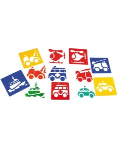 6 Plantillas emergencias de 14 x 15 cm. 2