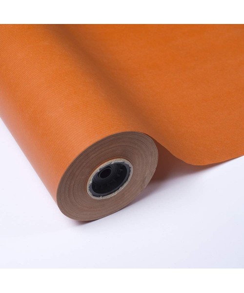 Bobina de Papel Kraft continuo 10 kilos naranja
