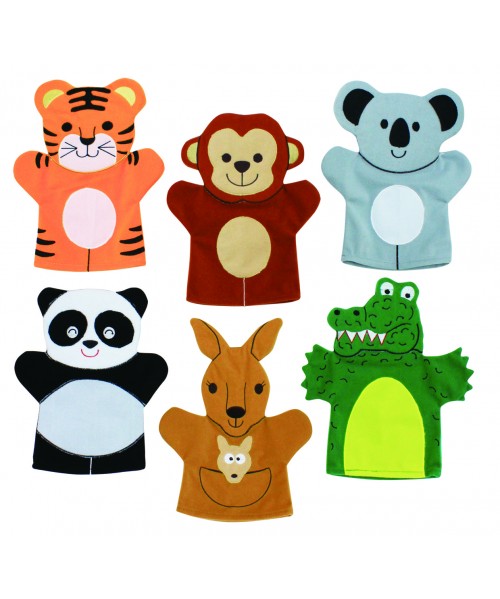 Marionetas animales salvajes 6 piezas