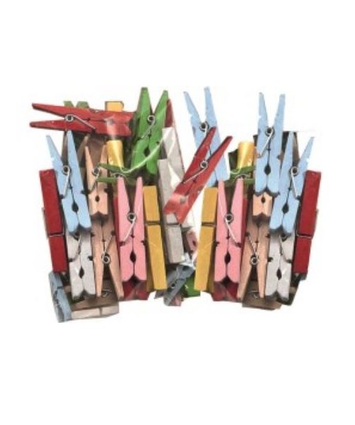 Bolsa 48 Pincitas de madera manualidades 2