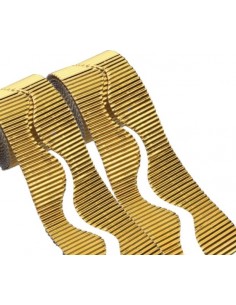 Rollo cartón corrugado oro