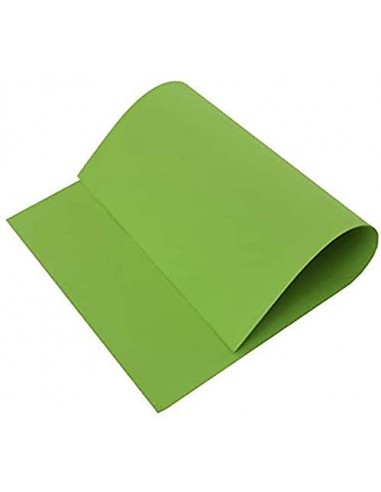 10 Láminas goma eva 40x60 cm. Verde