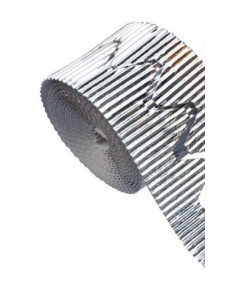 Rollo cartón corrugado plata 2