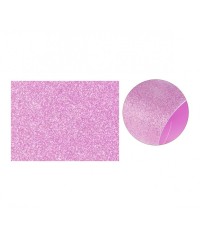 3 Láminas goma eva purpurina 40x60 cm. Rosa