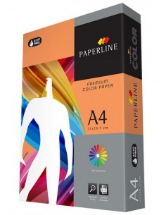 Folios Naranja intenso 500 hojas