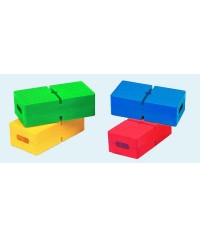 Soporte plástico: aro-pica (ladrillo)