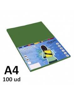 Folios Verde oscuro 100 hojas