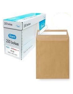 Sobre bolsa kraft tamaño folio