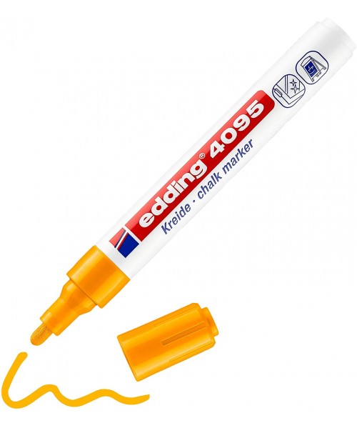 Rotulador 4095 edding naranja neón