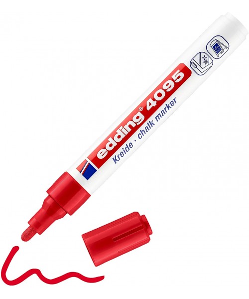 Rotulador 4095 edding rojo