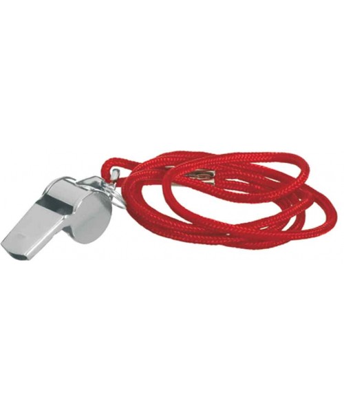 Silbato metálico con cordón 2