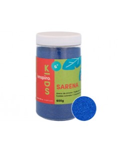 Bote 600 grs. Arena fina azul oscuro