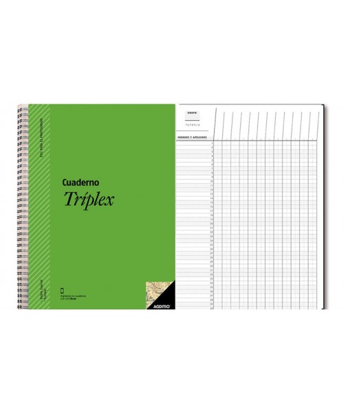 Cuaderno triplex