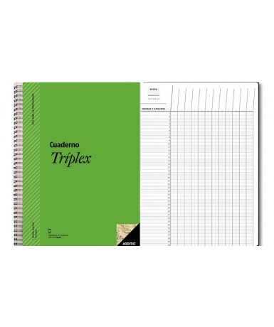 Cuaderno triplex