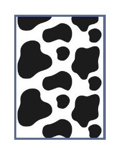 Paquete 5 bolsas plástico disfraces vaca/dálmata 60x95 cm.