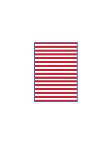 Paquete 5 bolsas plástico disfraces payaso rayas 65x90 cm.