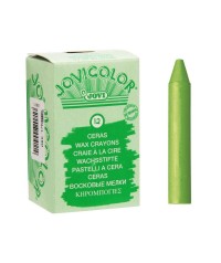 Caja 12 ceras Jovicolor verde claro