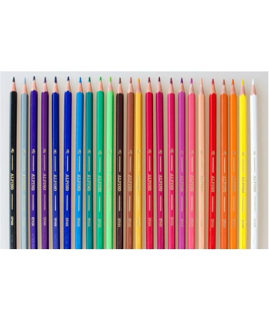 Caja 12 lápices de colores Alpino azul claro