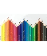 Caja 12 lápices de colores Alpino marrón