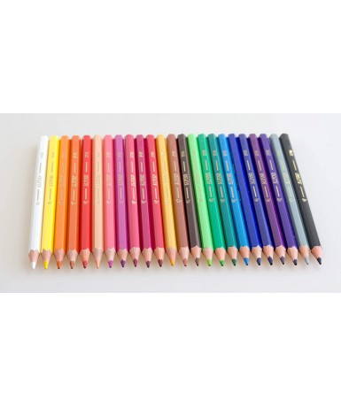 Caja 12 lápices de colores Alpino marrón