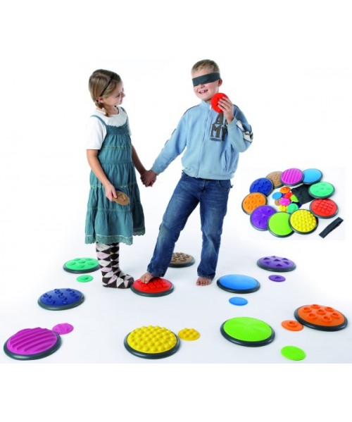 Discos táctiles para pies y manos 20 piezas