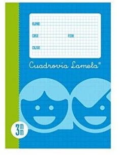 Paquete 5 Recambio cuadrovía Folio 3 mm. Lamela 2