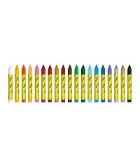 Caja 12 ceras Maxi dacs amarillo