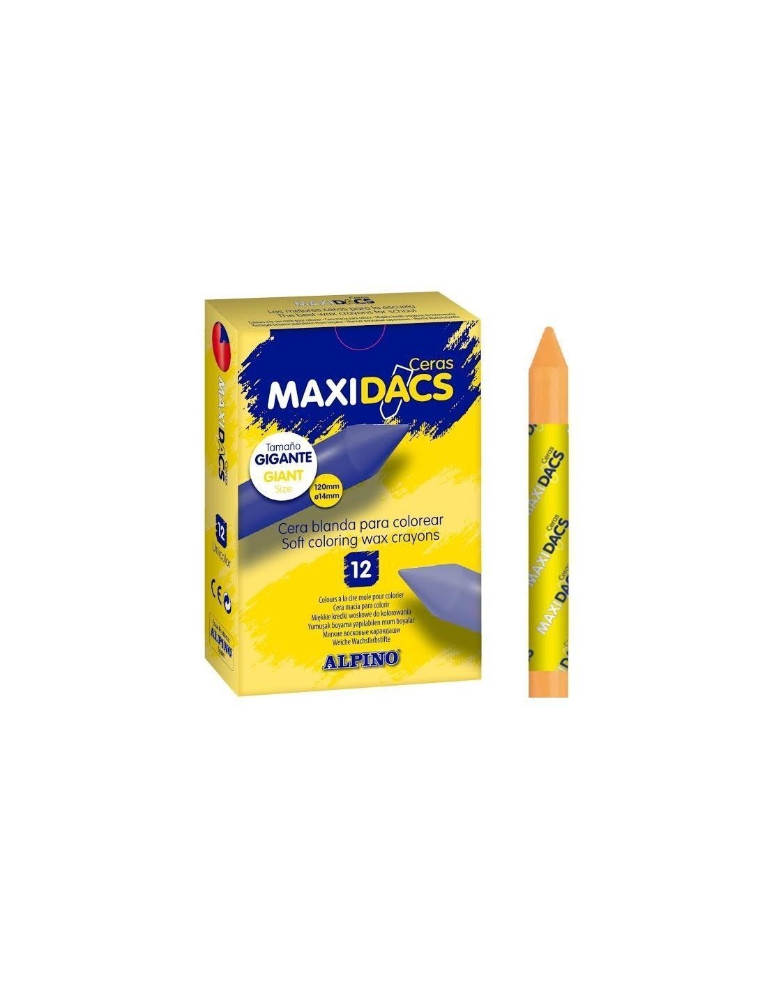 Ceras Blandas MAXIDACS DX050216, DACS Material Escolar
