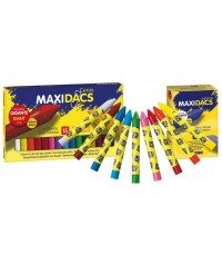 Caja 12 ceras Maxi dacs rojo