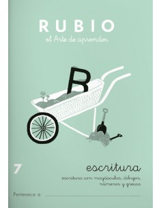 Caligrafía Nº7 rubio