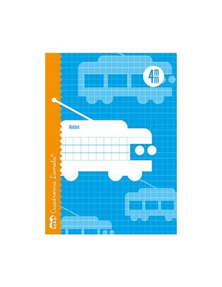 25 Libretas Lamela cuadrovía 16 hojas grapadas 4 mm.
