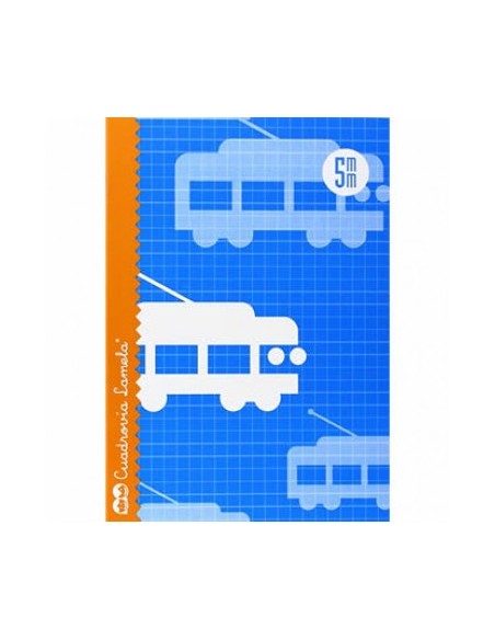 Libretas cuadrovía 16 hojas 5 mm.