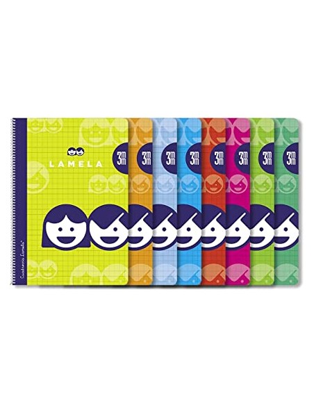 Cuadernos cuadrovia 1/4 - 3 mm.