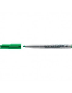 Rotulador velleda punta cónica verde
