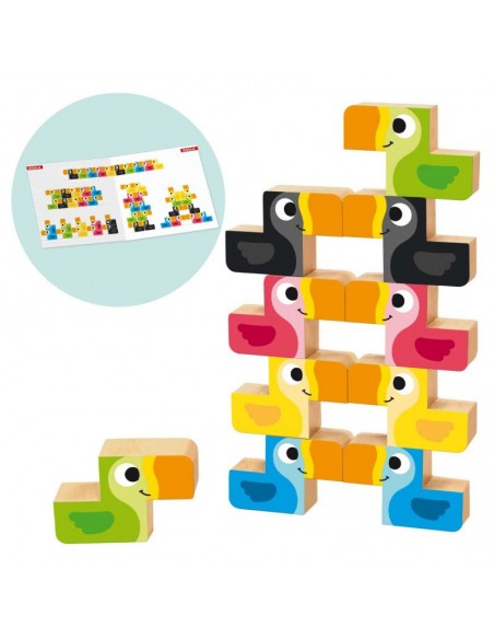 Juego de apilar Tucanes