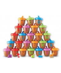 Alfabeto bellotas inglés - 78 piezas