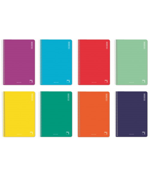 Bloc espiral 80 hojas tamaño folio horizontal