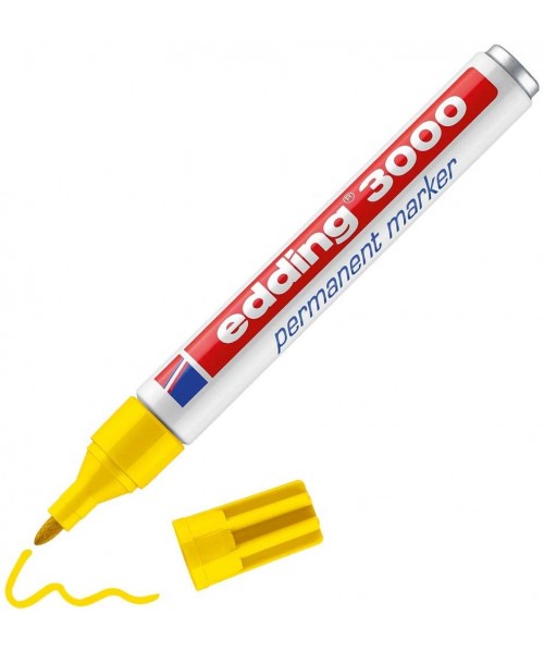 Rotulador Edding 3000 amarillo