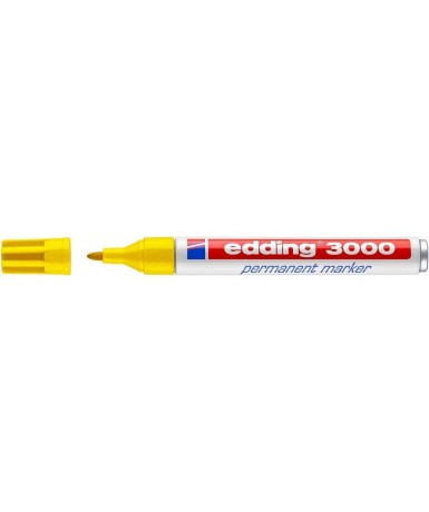 Rotulador Edding 3000 amarillo