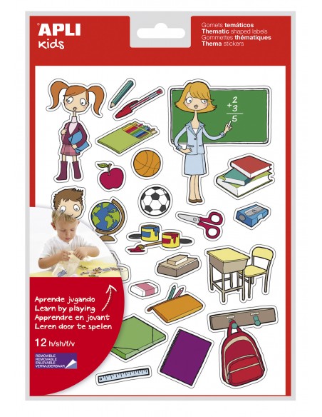 Gomets temáticos la escuela