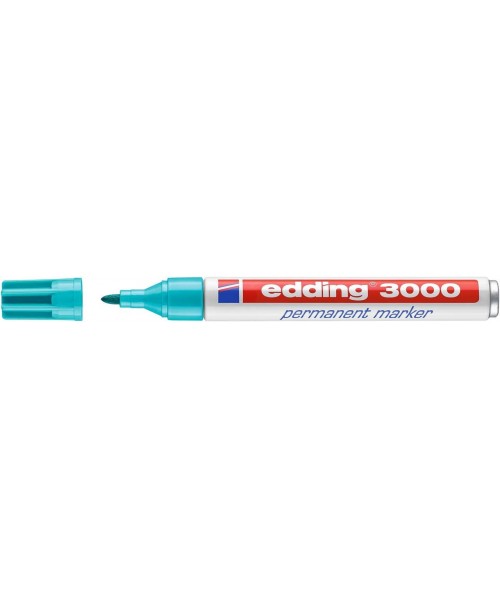 Rotulador Edding 3000 azul claro 2