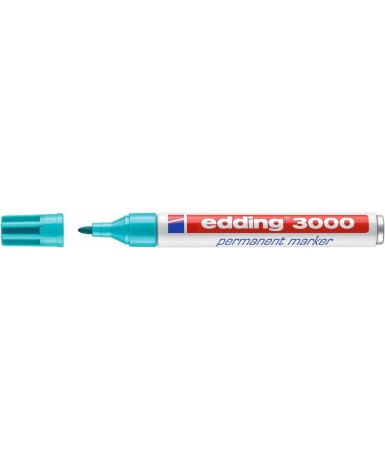Rotulador Edding 3000 azul claro