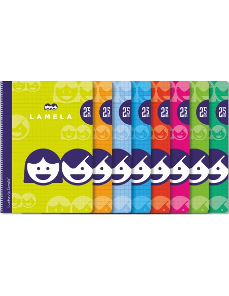 Cuadernos cuadrovía folio cuadro 2,5 mm.