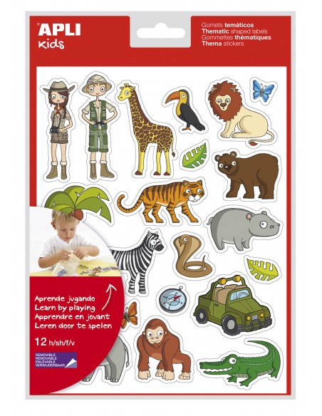 Gomets temáticos la selva